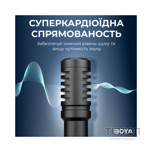 Мікрофон Boya BY-MM1+ Black (BY-MM1+)