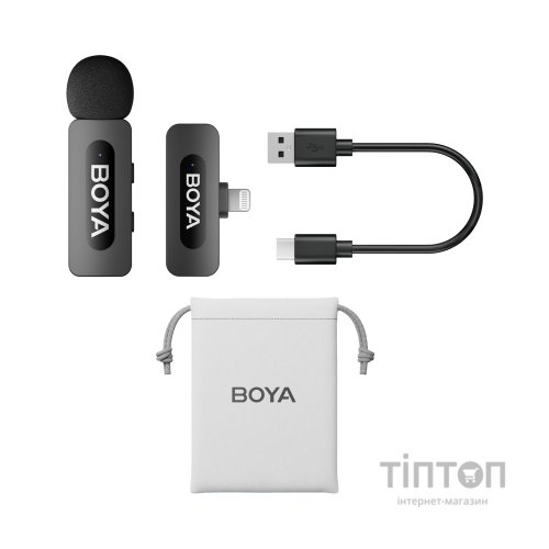 Мікрофон Boya BY-V1 Lightning Black (BY-V1)