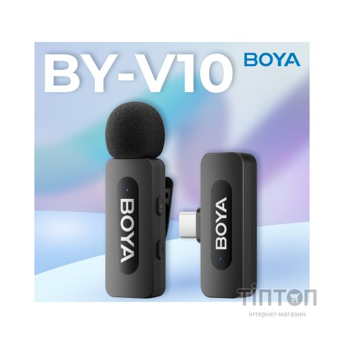 Мікрофон Boya BY-V10 Type-C Black (BY-V10)