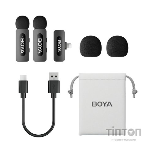Мікрофон Boya BY-V2 Lightning Black (BY-V2)