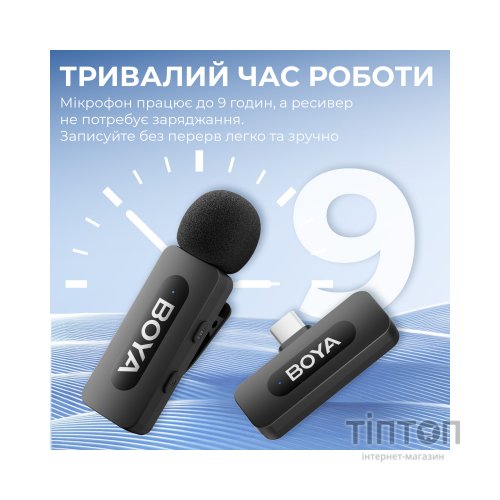 Мікрофон Boya BY-V20 Type-C Black (BY-V20)