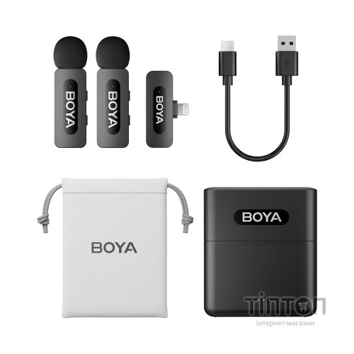 Мікрофон Boya BY-V3 Lightning Black (BY-V3)