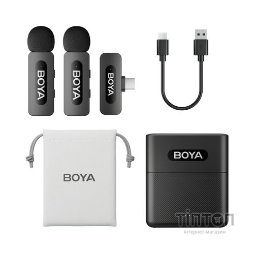 Мікрофон Boya BY-V30 Type-C Black (BY-V30)