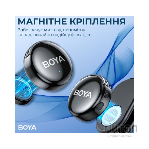 Мікрофон Boya LINK 3-01 Type-C/TRS/Lightning Black (LINK 3-01)