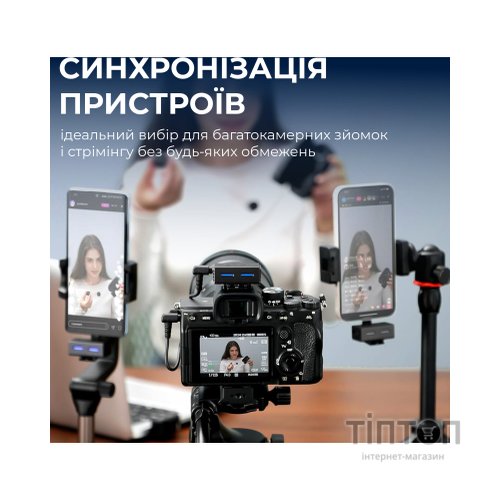 Мікрофон Boya LINK 3-01 Type-C/TRS/Lightning Black (LINK 3-01)