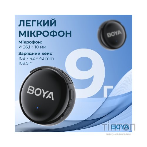 Мікрофон Boya LINK 3-02 Type-C/TRS Black (LINK 3-02)