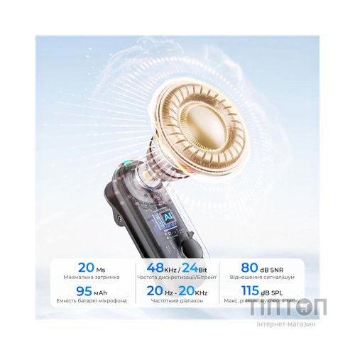 Мікрофон Boya Magic-07 Type-C Black (Magic-07)