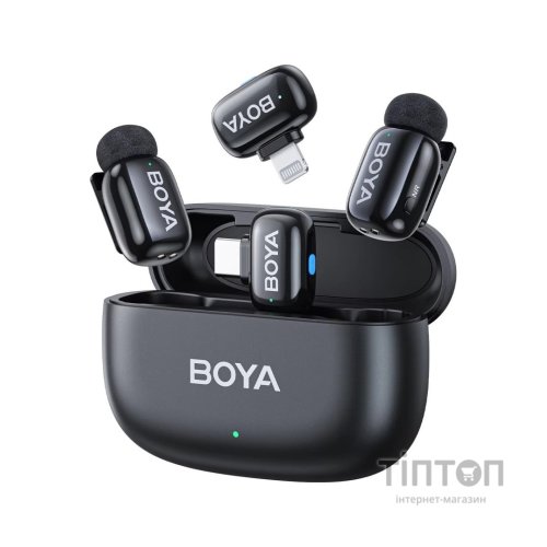 Мікрофон Boya mini-12 Type-C/Lightning Black (mini-12)