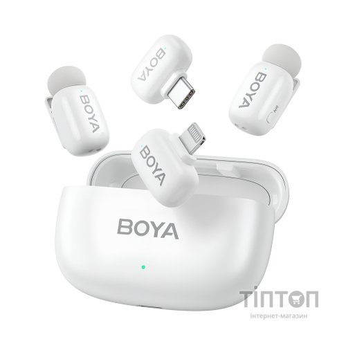 Мікрофон Boya mini-13 Type-C/Lightning White (mini-13)