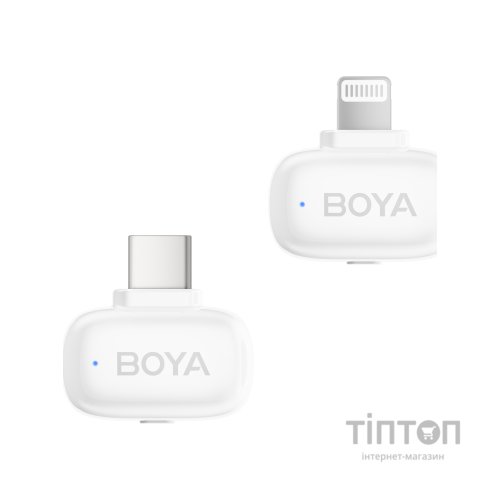 Мікрофон Boya mini-13 Type-C/Lightning White (mini-13)