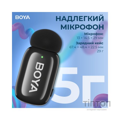 Мікрофон Boya mini-14 Type-C Black (mini-14)