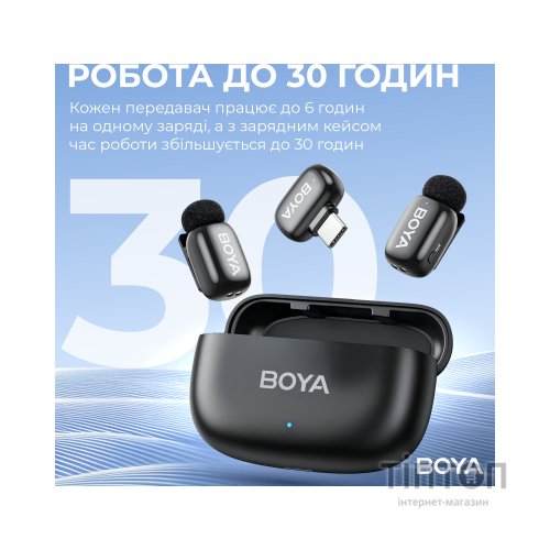 Мікрофон Boya mini-14 Type-C Black (mini-14)