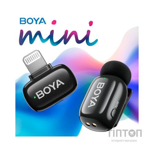 Мікрофон Boya mini-16 Lightning Black (mini-16)