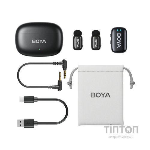Мікрофон Boya mini-18 3,5 мм/TRS/Type-C Black (mini-18)