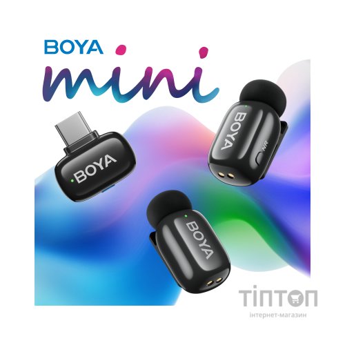 Мікрофон Boya mini-23 Type-C Black (mini-23)