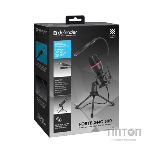 Мікрофон Defender Forte GMC 300 3,5 мм 1.5 м (64630)