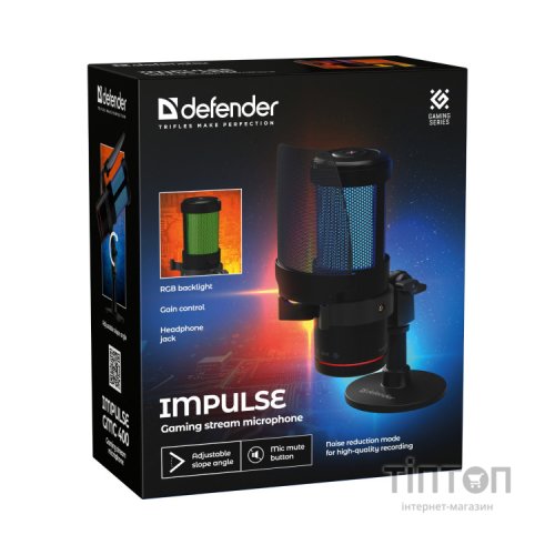 Мікрофон Defender Impulse GMC 400 USB Black (64240)