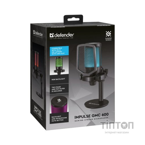 Мікрофон Defender Impulse GMC 600 USB Black (64660)