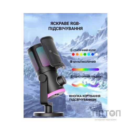 Мікрофон Fifine AM6 USB Black (AM6)