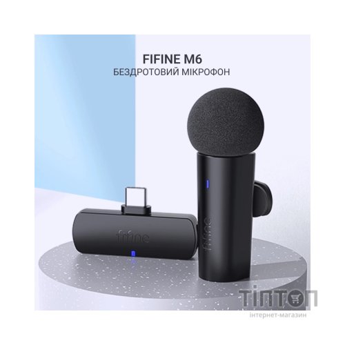 Мікрофон Fifine M6 Wireless Black (M6)