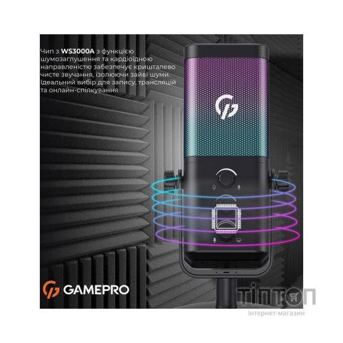 Мікрофон GamePro Genesis X-Arctic USB (UGM117B)