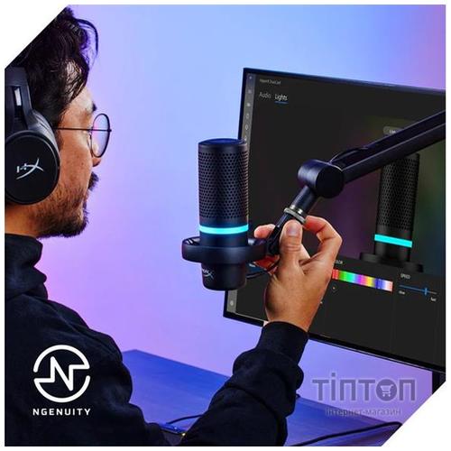Мікрофон HyperX DuoCast Black (4P5E2AA)