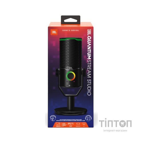 Мікрофон JBL Quantum Stream Studio (JBLSTRMSTUDIOBLK)
