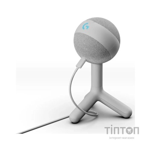 Мікрофон Logitech G Yeti Orb RGB Gaming Mic with Lightsync Off-White (988-000558)