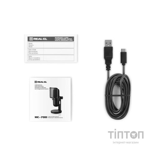 Мікрофон REAL-EL MC-700 Black