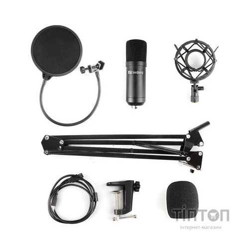 Мікрофон Sandberg Ігровий стрім мікрофон Sandberg Streamer Kit USB, кабель 2,5м. (126-07)