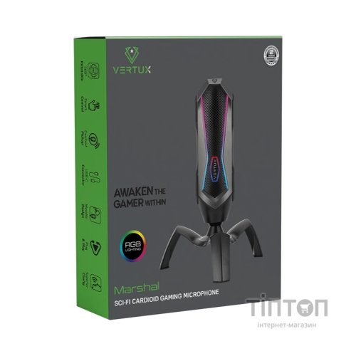 Мікрофон Vertux Marshal USB Black (marshal.black)