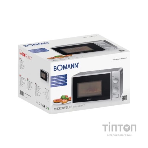 Мікрохвильова піч Bomann MW 6014 CB silver (MW6014CB silver)