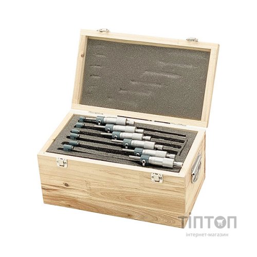 Мікрометр Protester набір механічних 0-150мм 6шт. (SMOM0150)