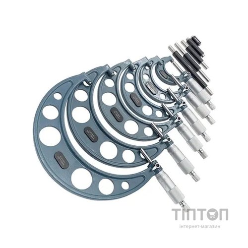 Мікрометр Protester набір механічних 0-150мм 6шт. (SMOM0150)