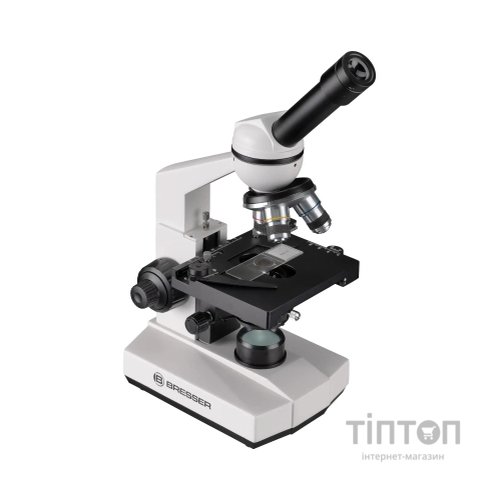 Мікроскоп Bresser Erudit Basic Mono 40x-400x з адаптером для смартфона + кейс (922745)