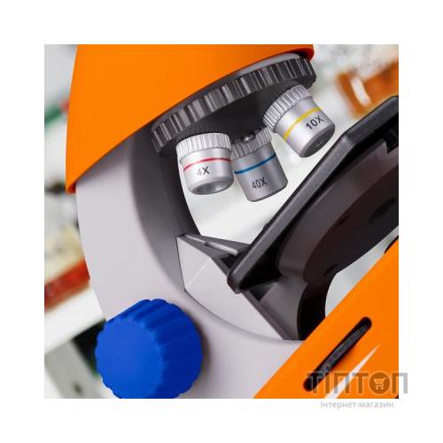 Мікроскоп Bresser Junior 40x-640x Orange + кейс (926813)