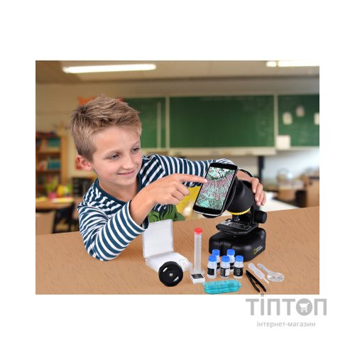 Мікроскоп National Geographic 40x-640x з адаптером для смартфона (922416)