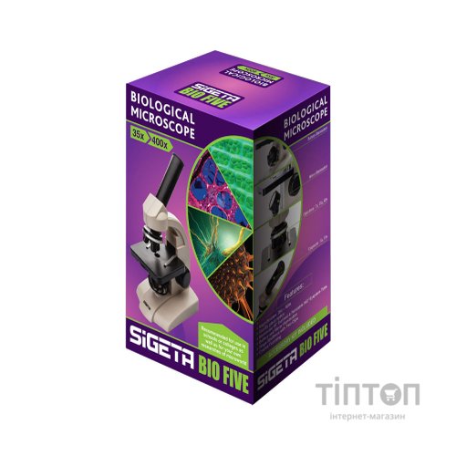 Мікроскоп Sigeta Bio Five 35x-400x (65227)