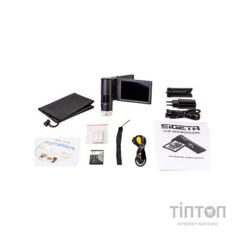 Мікроскоп Sigeta Illuminant 10x-300x 5.0Mpx 4" LCD (65510)