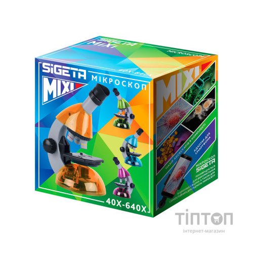 Мікроскоп Sigeta Mixi з адаптером для смартфона 40x-640x Blue (65911)