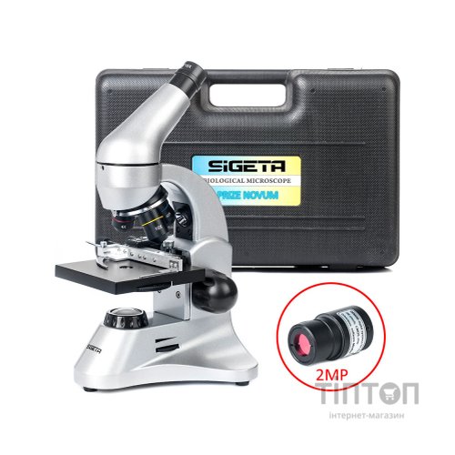 Мікроскоп Sigeta Prize Novum 20x-1280x з камерою 2Mp (65244)
