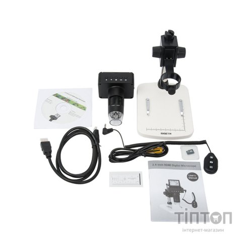 Мікроскоп Sigeta Superior 10x-220x 2.4" LCD 1080P HDMI/USB/TV (65506)