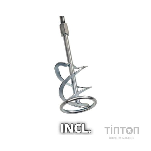 Міксер будівельний Einhell TE-MX 18 Li - Solo, 18В, PXC, М14, 0-620 об/хв, 1.9 кг (без АКБ та ЗП) (4258760)