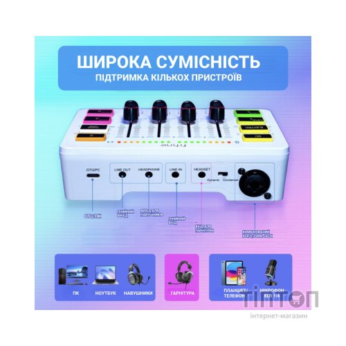 Мікшерний пульт Fifine SC3W