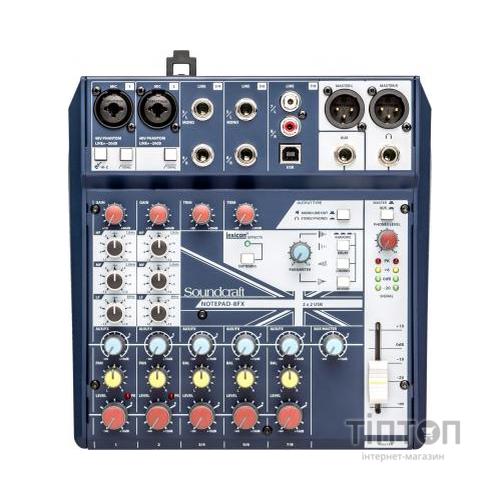 Мікшерний пульт Soundcraft Notepad-8FX