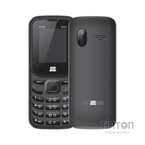 Мобільний телефон 2E E180 2023 Black (688130251044)