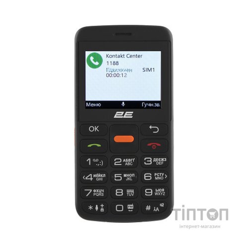 Мобільний телефон 2E T180 MAX Black (688130251051)