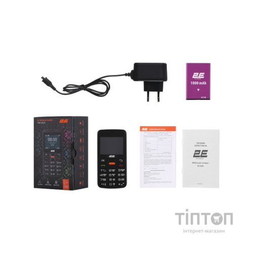 Мобільний телефон 2E T180 MAX Black (688130251051)