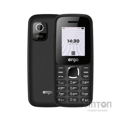 Мобільний телефон Ergo B184 Black