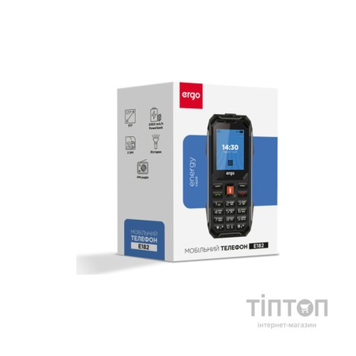 Мобільний телефон Ergo E182 Black